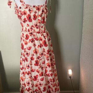 Matilda Jane super cute maxi, floral, tiered, XL